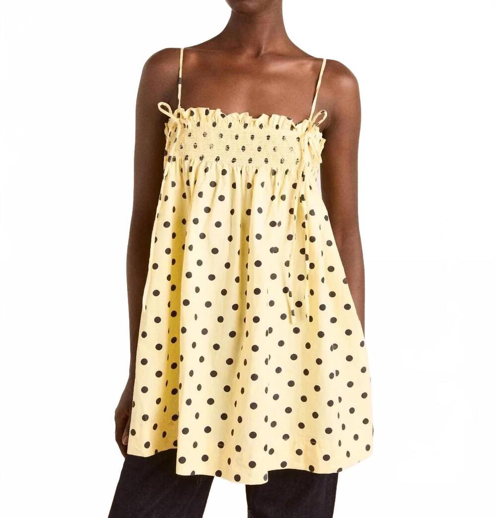 NEW DAMSON MADDER lilo mini dress in yellow